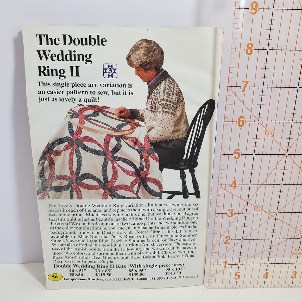 Hearthside Quilts Catalog Issue 19 Double Wedding Ring Vintage 1990s - Picture 2 of 13